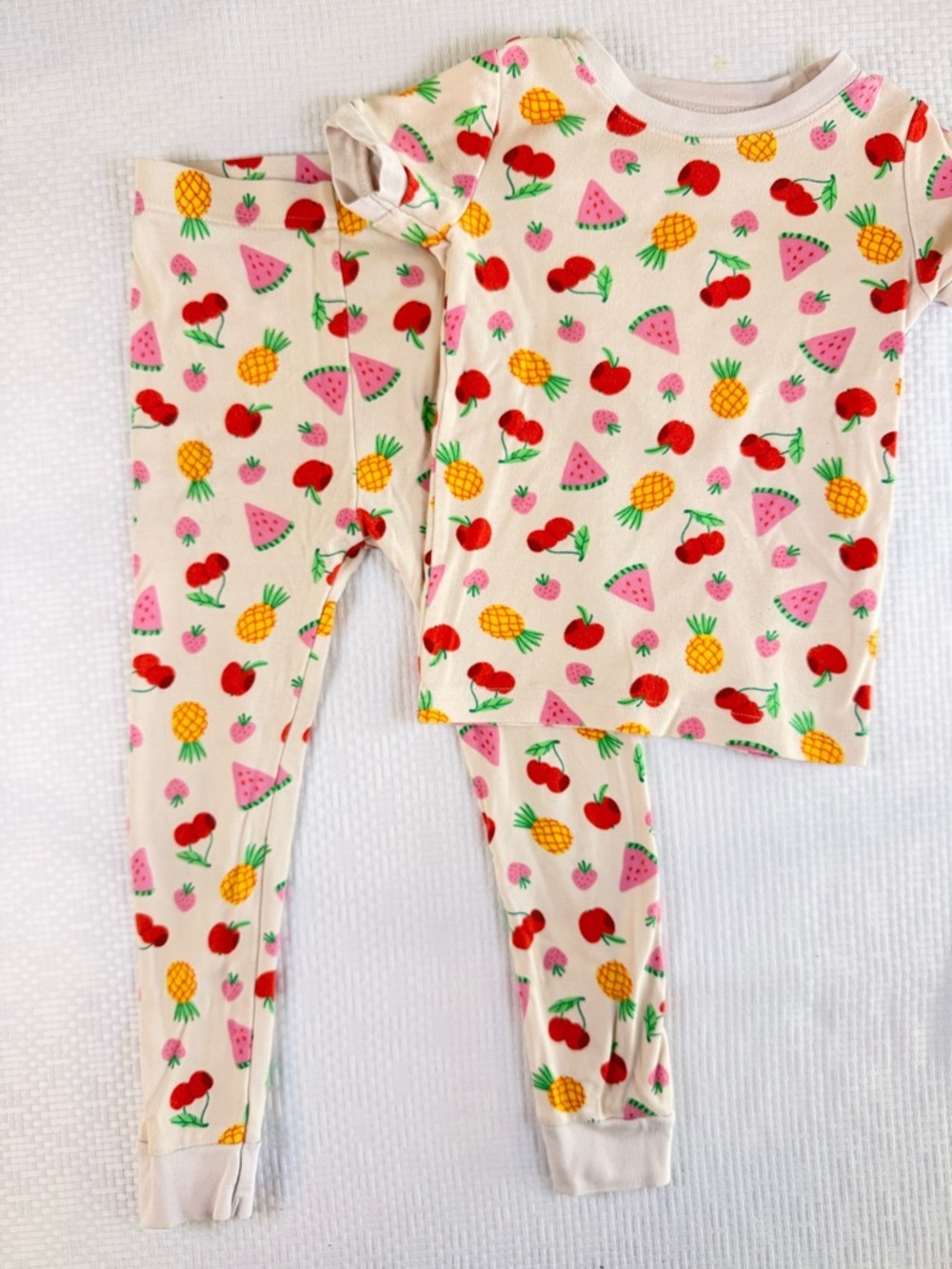 OLD NAVY Snug Fit Fruit Pyjama Set | 4T